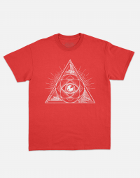 Sacred Surf - Red - tshirt