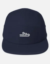 Hat - 5 Panel Camper - Navy - Front