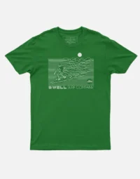 Line Surfer - Tshirt - Kelly