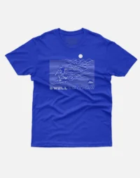 Line Surfer - Tshirt - Royal