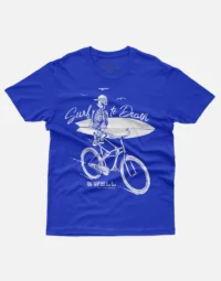 Surf to Death - Tshirt - Royal