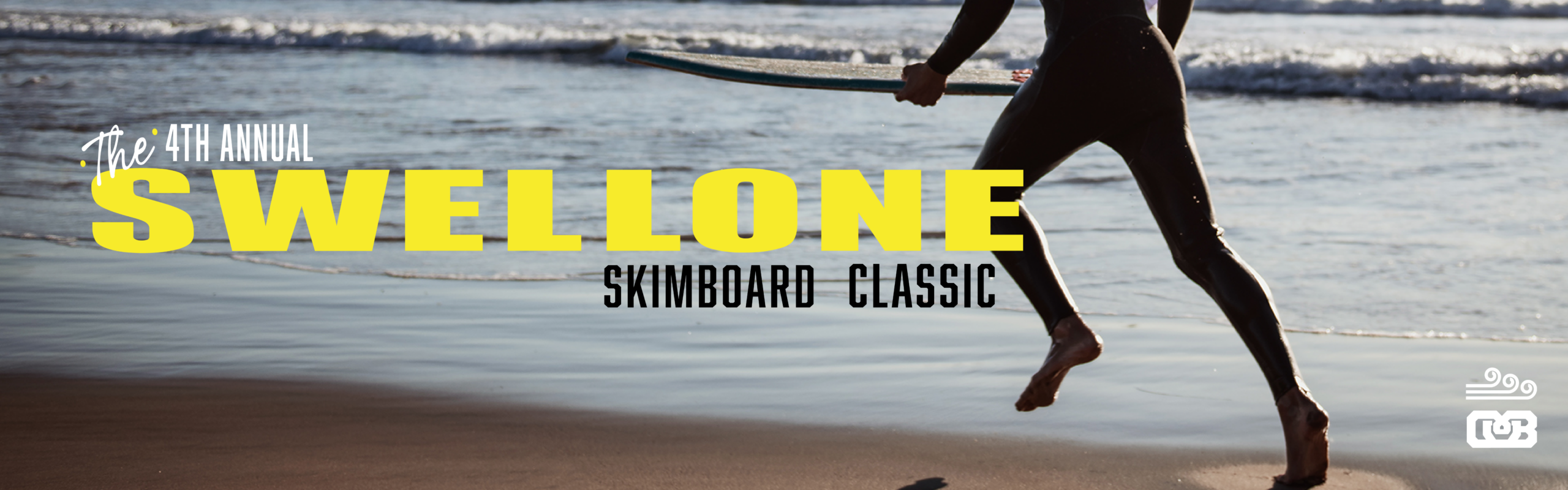 Tennager skimboarding at the ocean